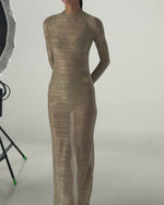 ALTHEA DRESS GOLDEN MESH