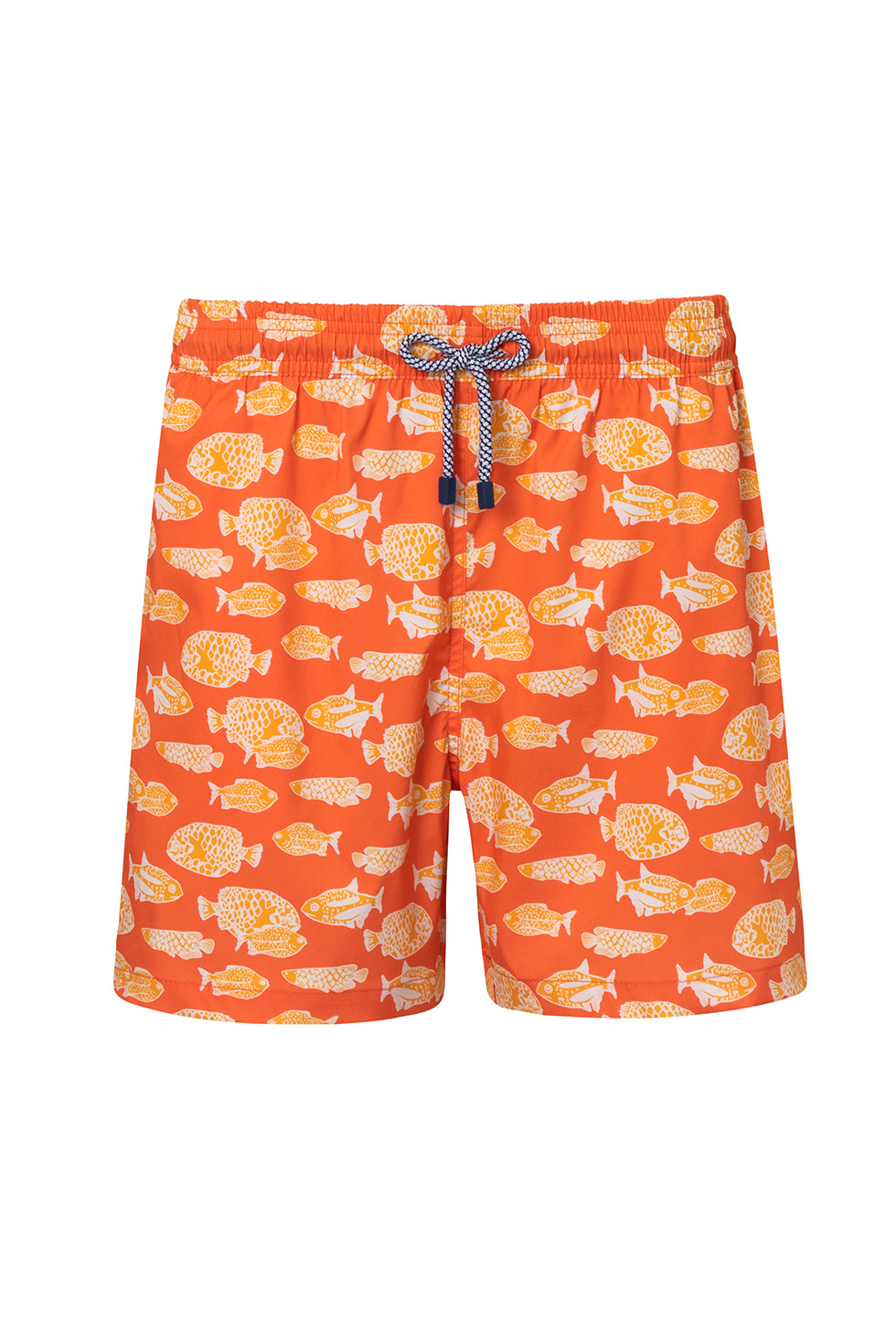 SWIM TRUNK BARU2 TANGERINE PRINTED