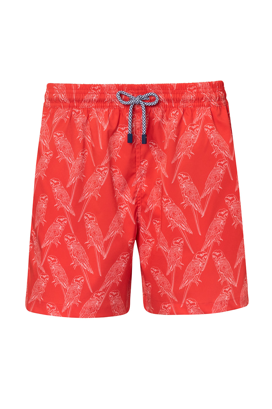 SWIM TRUNK BRUNO1 RED PRINTED