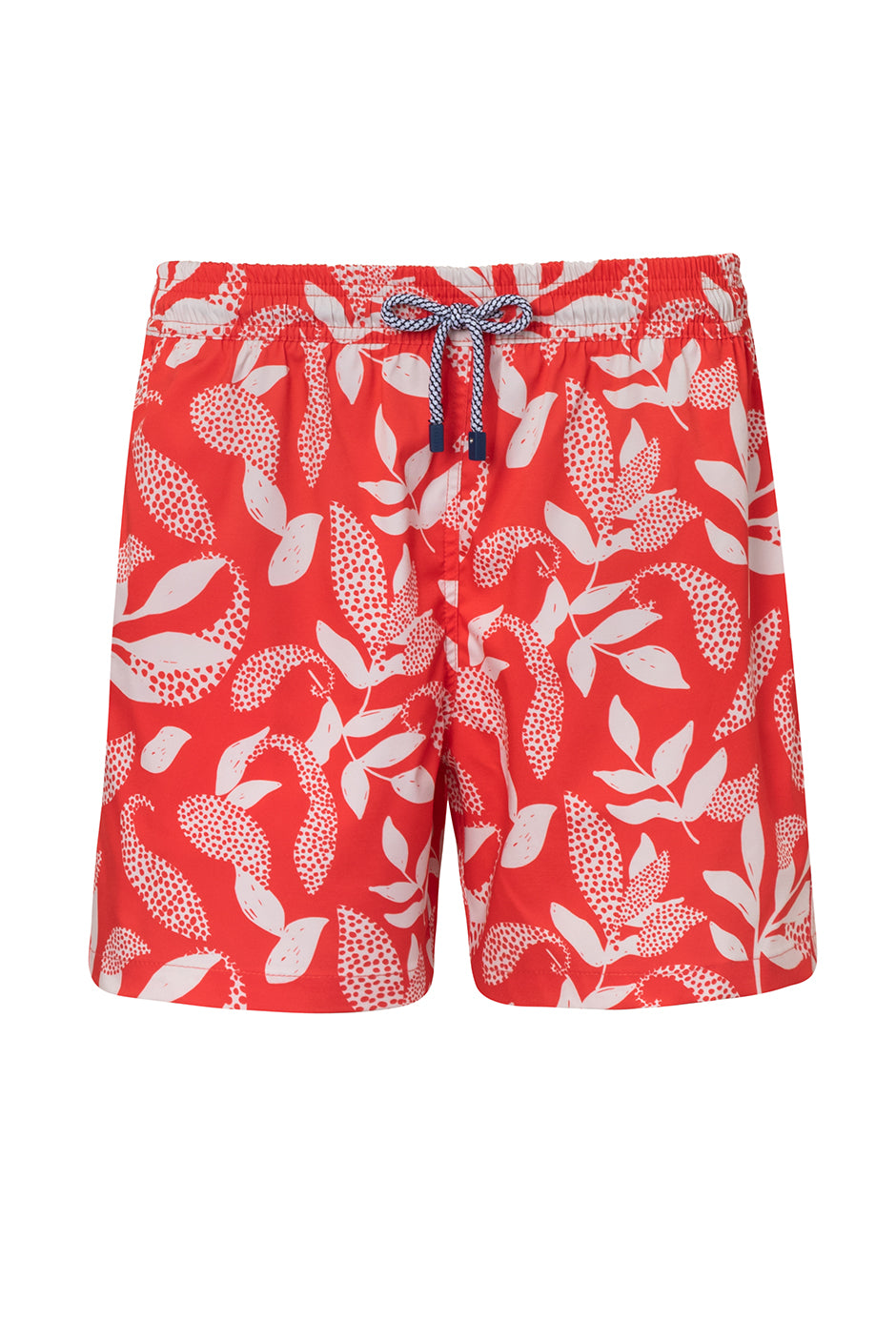 SWIM TRUNK CAIRO2 RED PRINTED