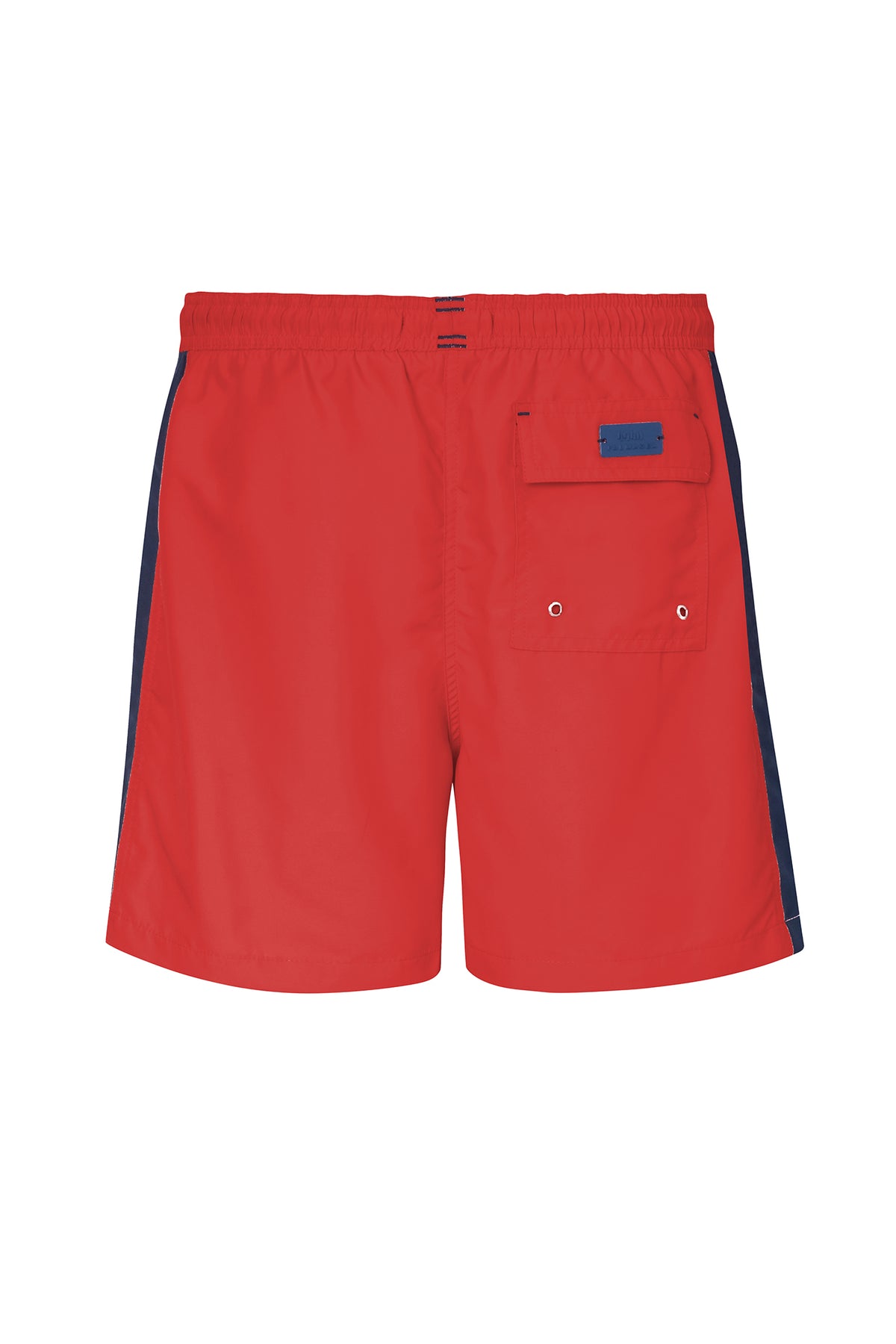 SWIM TRUNK CAPRI1 RED-NAVY PRINTED