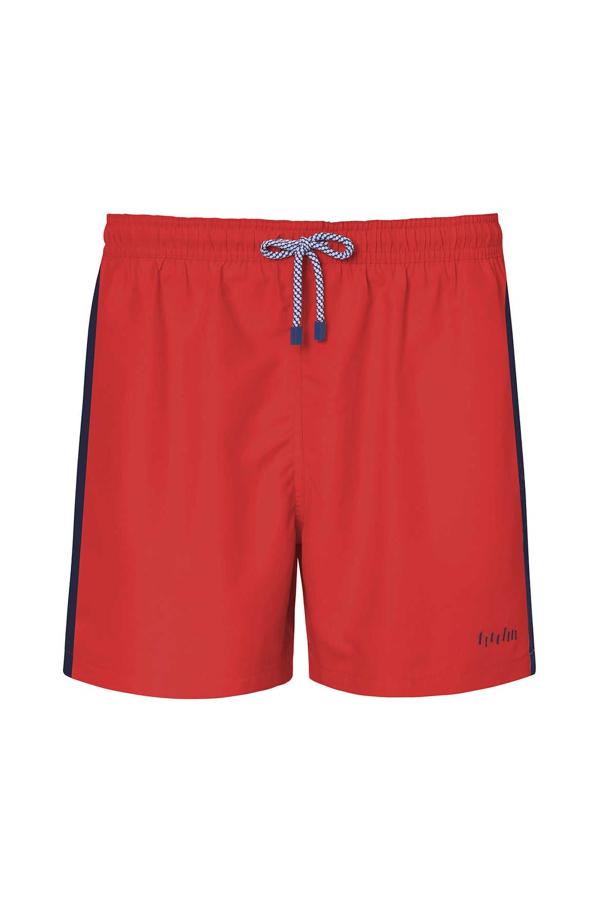 SWIM TRUNK CAPRI1 RED-NAVY PRINTED