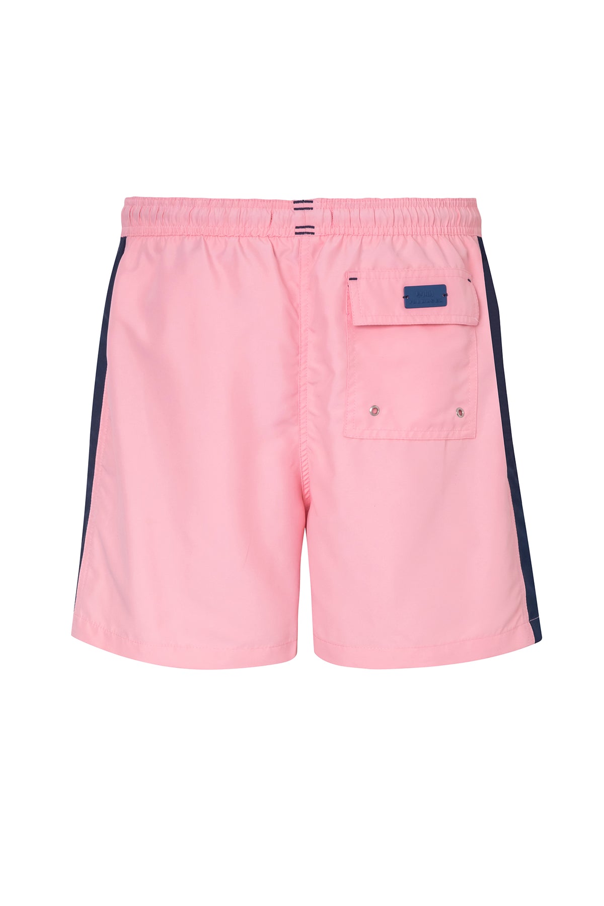 SWIM TRUNK CAPRI4 PINK-NAVY PRINTED