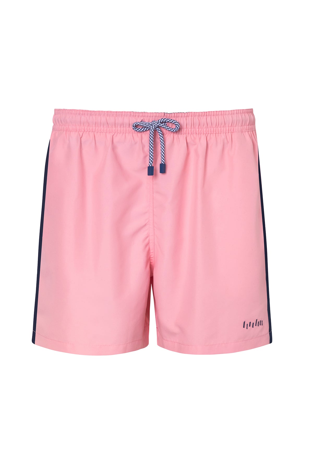 SWIM TRUNK CAPRI4 PINK-NAVY PRINTED