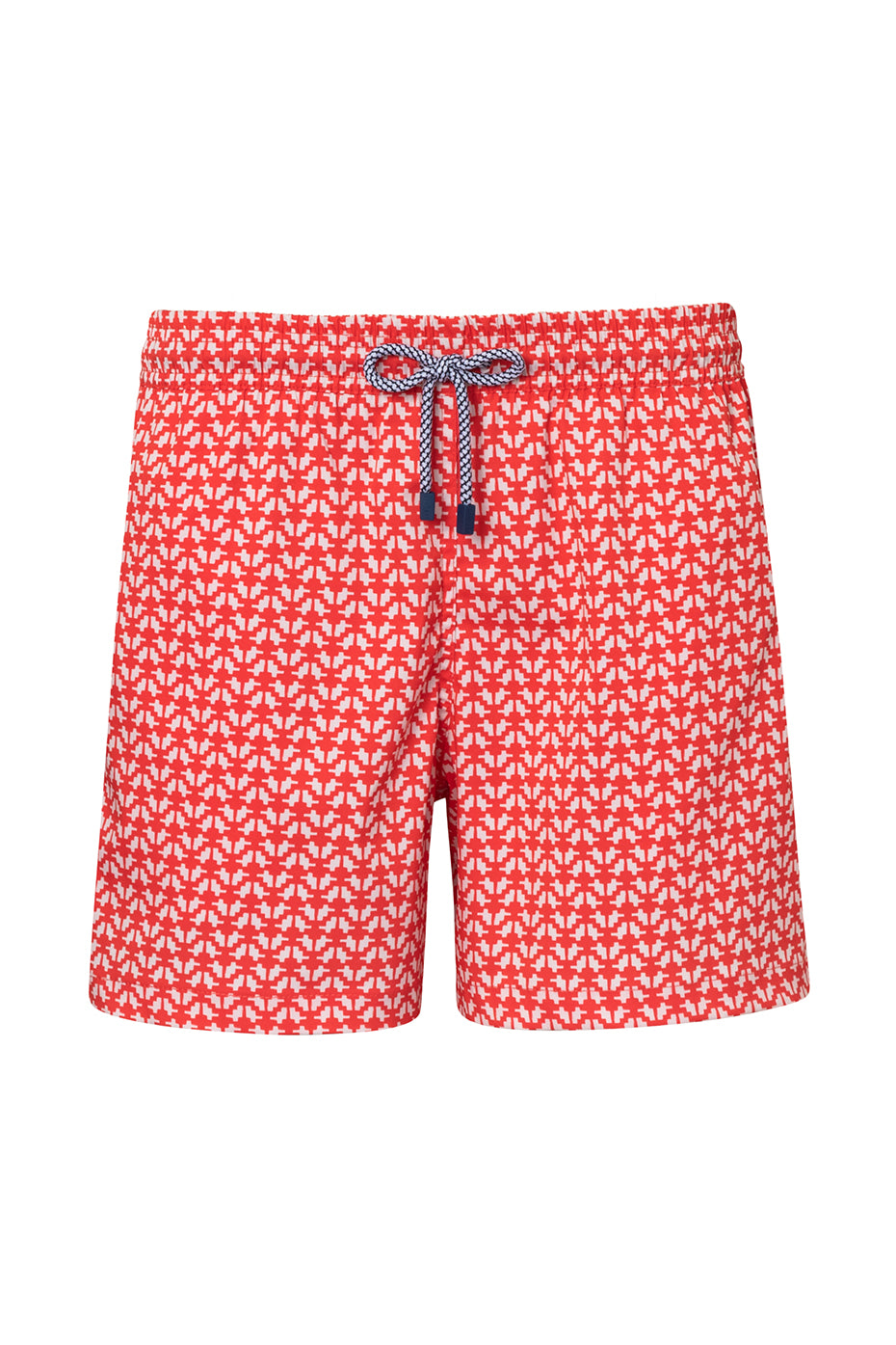 SWIM TRUNK COQUI1 RED PRINTED