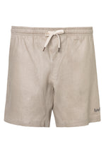 REGULAR CUT LINEN SHORTS ECRU