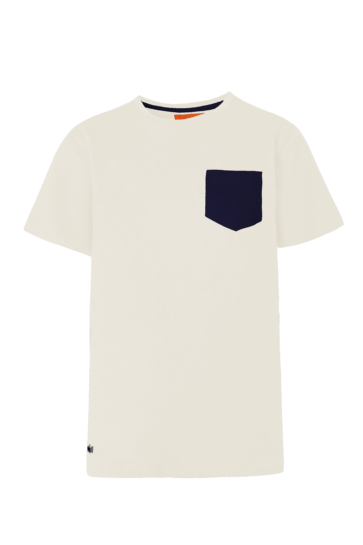 PATCH POCKET T-SHIRT IVORY