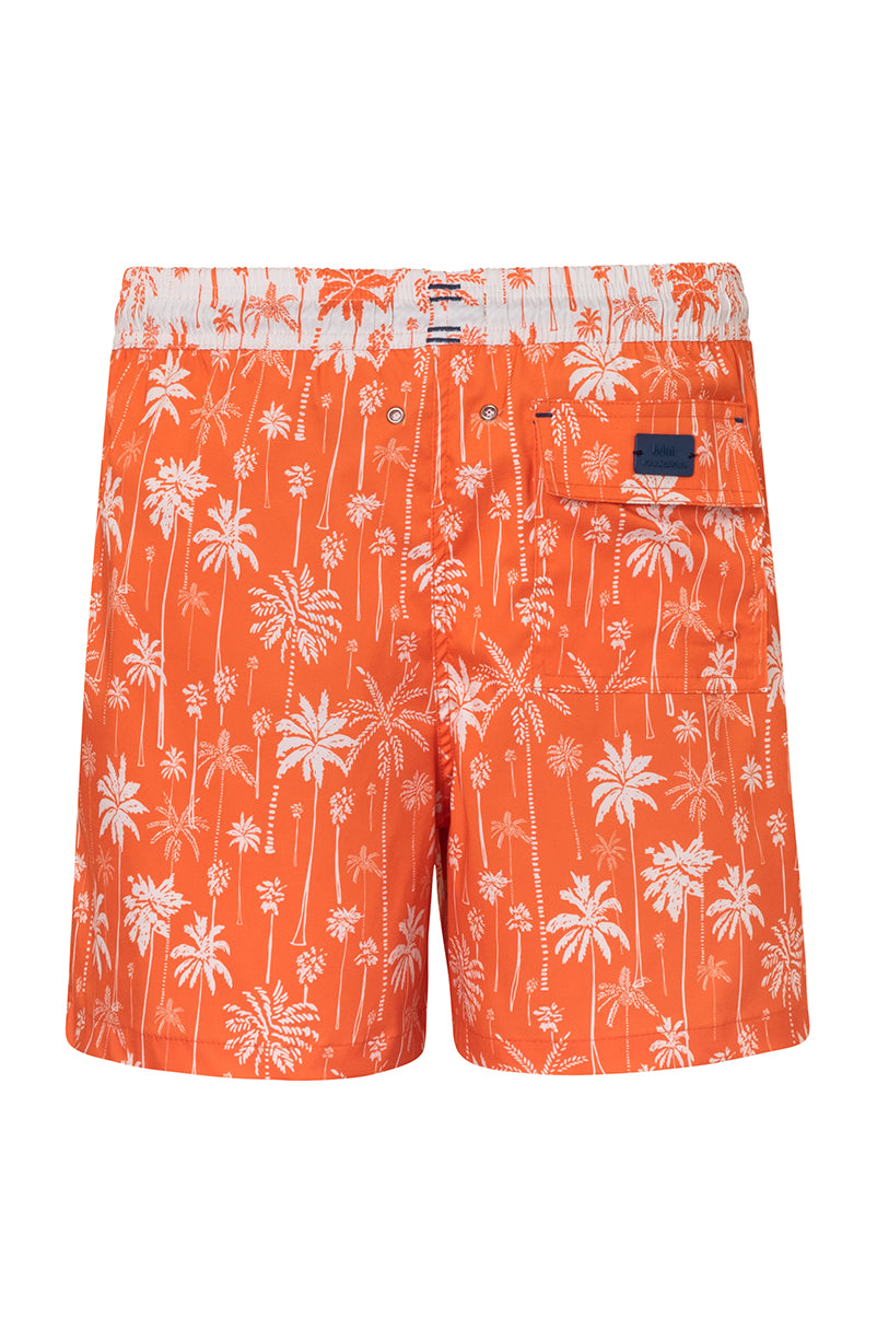 SWIM TRUNK QUINDIO2 TANGERINE PRINTED