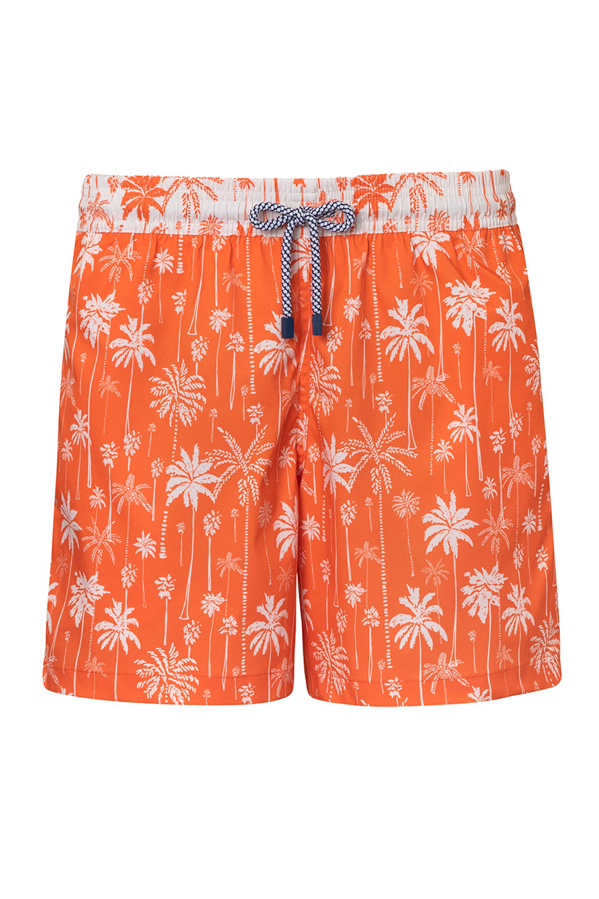 SWIM TRUNK QUINDIO2 TANGERINE PRINTED